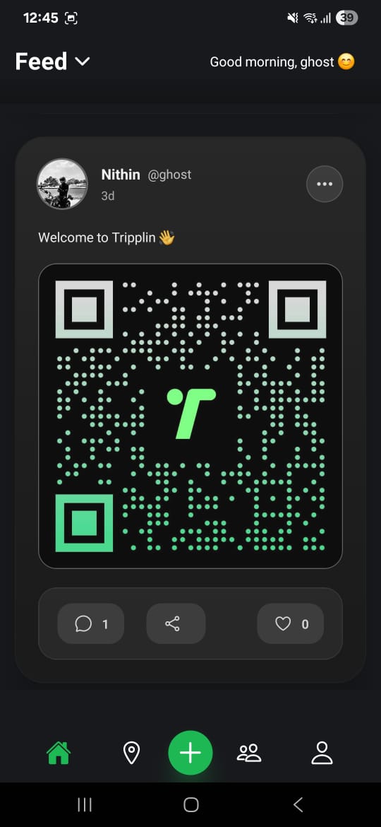 Tripplin Memories Screen